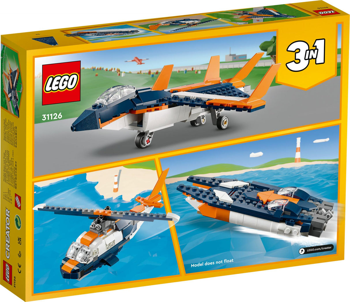 LEGO Creator - Supersonic-jet (31126) LEGO