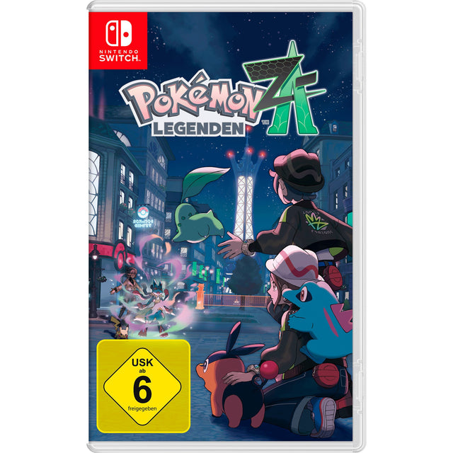 Pokémon Legends: Z-A – fysisk Nintendo Switch-udgave med tysk omslag