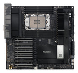 ASUS Pro WS W790E-SAGE SE – bundkort set ovenfra