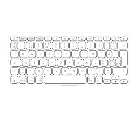 Logitech - Keys-To-Go 2 - Pale Grey - Pan - Nordic