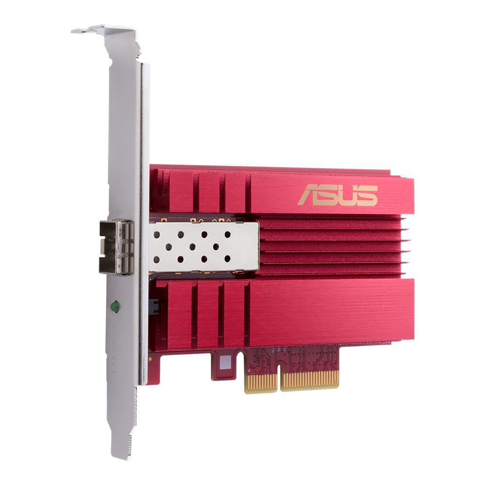 LAN ASUS XG-C100F 10G PCIe Network Adapter SFP+ port for Optical Fiber Transmission and DAC cable ASUS