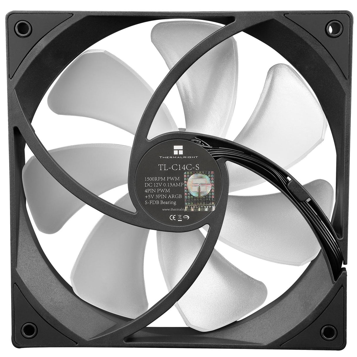 Thermalright TL-C14C-S Sort - fan, 140mm ARGB Thermalright