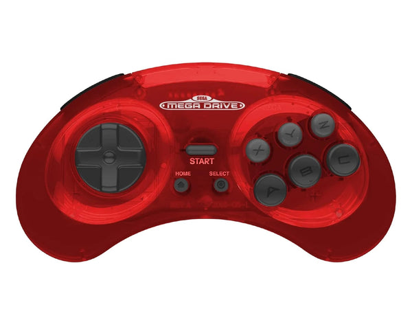 Retro-Bit SEGA Mega Drive – 2,4 GHz-controller, Crimson Red