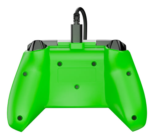 Turtle Beach Rematch Core Wired – Xbox/PC, hvid/grøn – Grøn bagside
