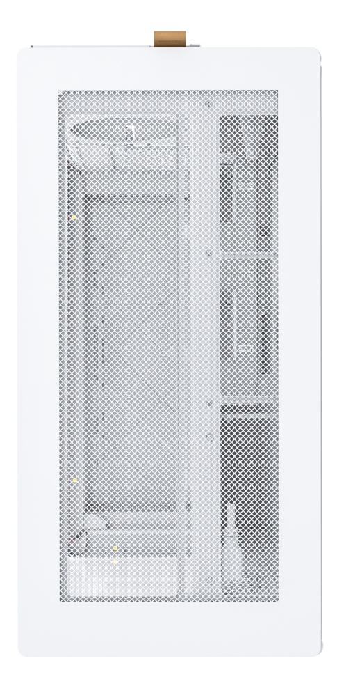 Montech HS02, Glass front, ATX, no fans - White Telon Technology Co Ltd (Montech)
