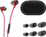 HyperX Cloud Earbuds II Kabling Øreproptelefoner Sort Rød Hewlett-Packard