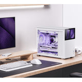 Jonsbo D31 MESH Screen mATX Case, Tempered Glass - Hvid