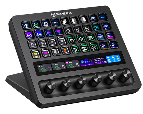 Elgato Stream Deck + XL – 36 LCD-taster og 6 drejeknapper