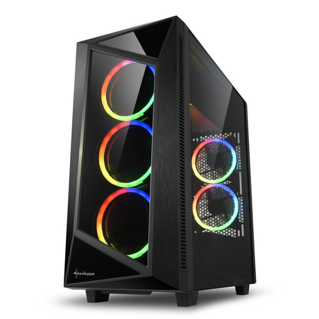 Sharkoon REV200, tower case (black, tempered glass) Sharkoon