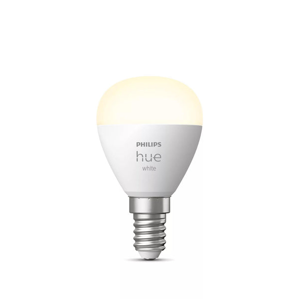 Philips Hue Luster P45 E14 LED-pære – varm hvid