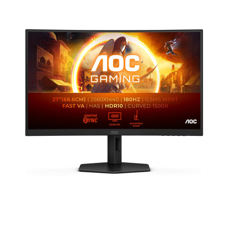 AOC Gaming CQ27G4X 27" QHD Curved Skærm - 180Hz AOC