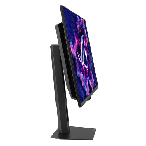 ASUS ROG Strix XG27AQDPG – set fra siden med skærmen vippet