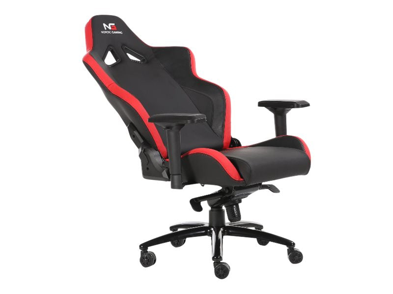 Nordic Gaming Heavy Metal Gamer Stol Black Red