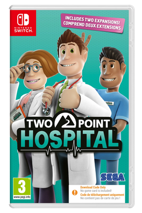 Two Point Hospital Switch Code in a Box – Æske med downloadkode