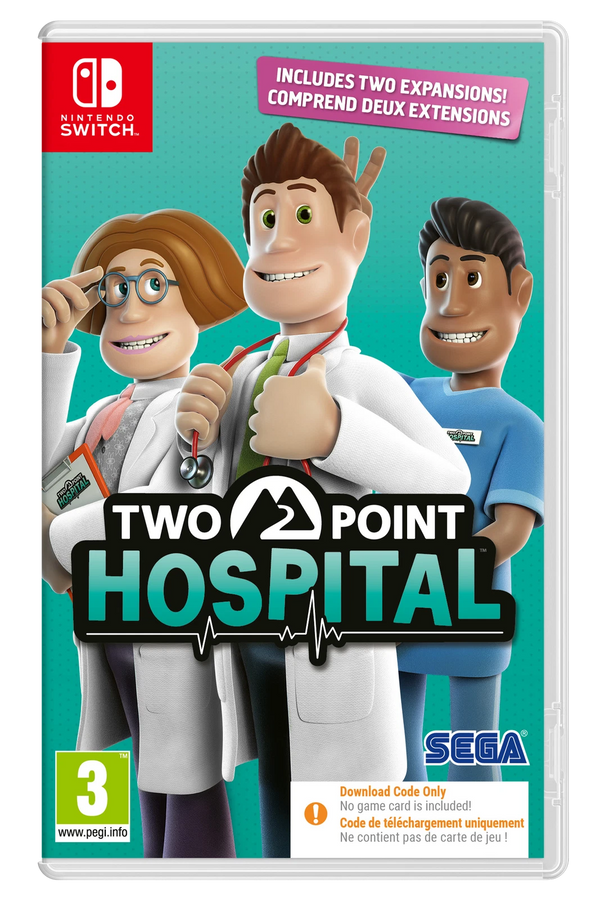 Two Point Hospital Switch Code in a Box