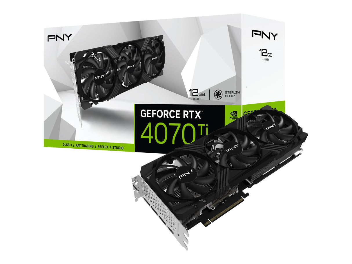 PNY GEFORCE RTX 4070Ti 12GB VERTO Triple Fan Edition DLSS 3