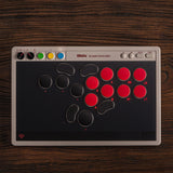 8BitDo Arcade Controller Switch/PC Grå – Controller på skrivebord