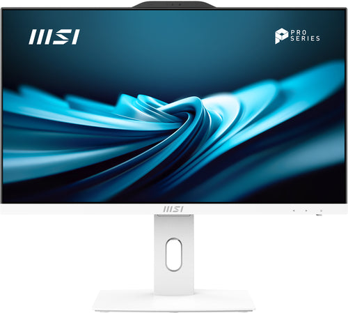 MSI Pro AP242P 14M-691EU – hvid all-in-one set forfra