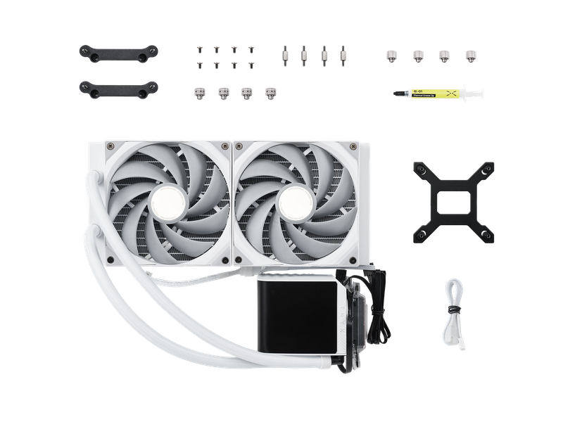 TRYX PANORAMA 280mm AIO Liquid Cooler Hvid TRYX