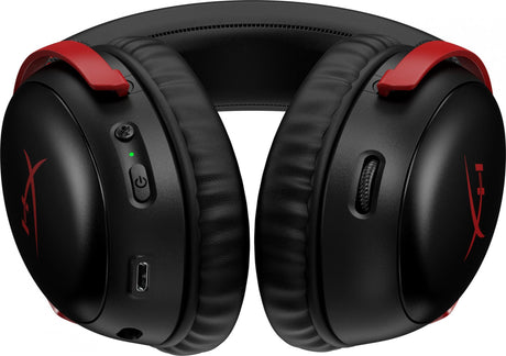 HyperX Cloud III Trådløs Headset Sort Rød Hewlett-Packard