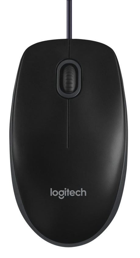 Logitech - B100 800dpi Optical High Quality Wired USB Mouse