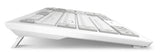 Sharkoon OfficePal K30W (white, DE layout, rubber dome) Sharkoon