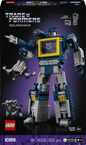 LEGO Icons Transformers: Soundwave