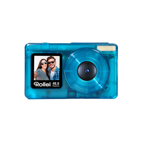 Rollei Compactline Pocket digitalkamera – transparent blå