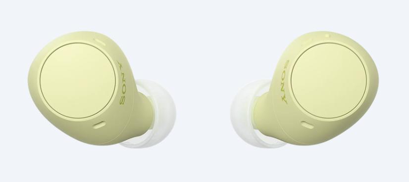 Sony WF-C510 – trådløse in-ear-øretelefoner – gul – produktdetalje 4