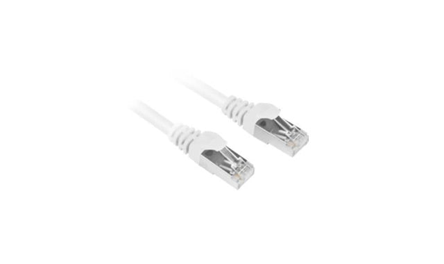 Sharkoon Cat6 S/FTP netværkskabel – hvid, 25 cm – billede 1