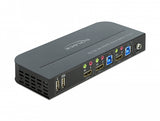 DELOCK HDMI KVM Switch 4K 60Hz mit USB 3.0 und Audio