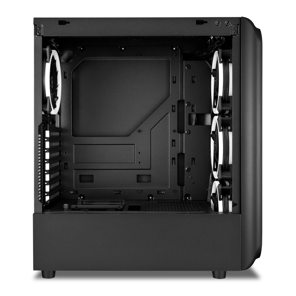 Sharkoon TK5M RGB, tower housing, black, tempered glass - window Sharkoon