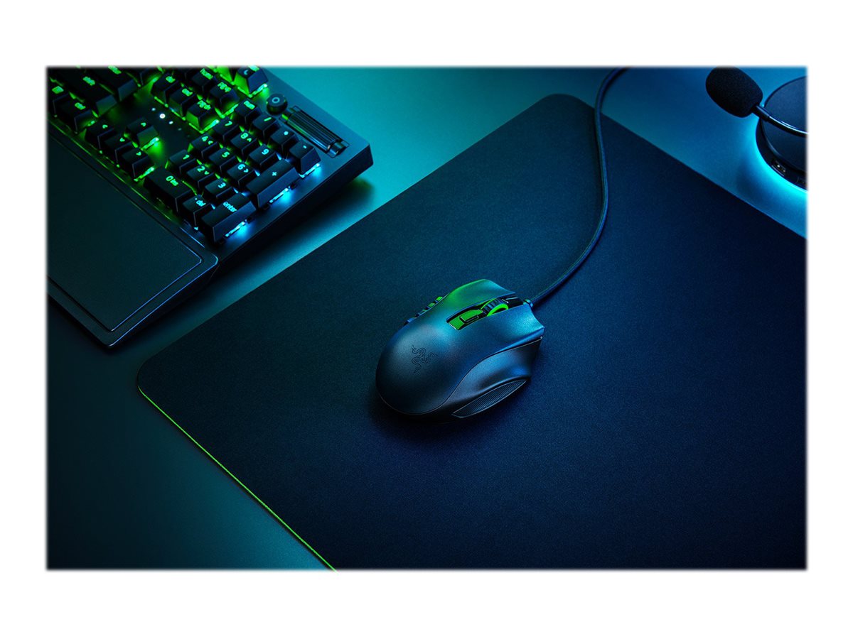 Razer Naga X Optisk Kabling Sort