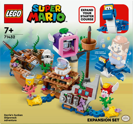 LEGO Super Mario - Dorrie's Sunken Shipwreck Adventure Expansion Set (71432) LEGO