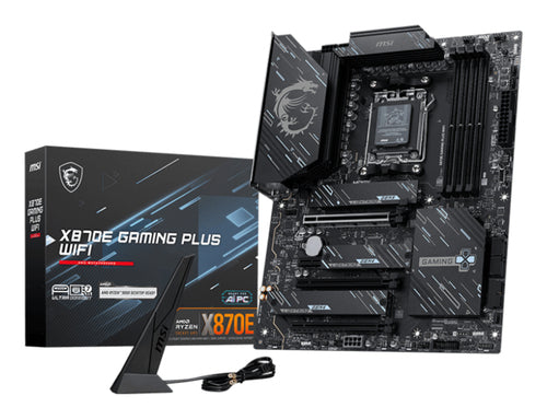 MSI X870E GAMING PLUS WIFI bundkort - AM5, ATX - visning 1