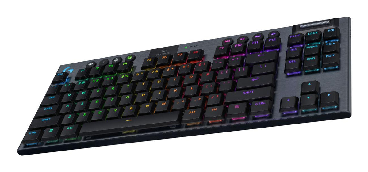Logitech - G915 X LIGHTSPEED TKL Wireless Gaming KB Clicky Black Nordic Logitech