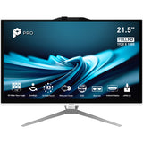 MSI Pro AP222T 14MA-605EU – hvid all-in-one set forfra