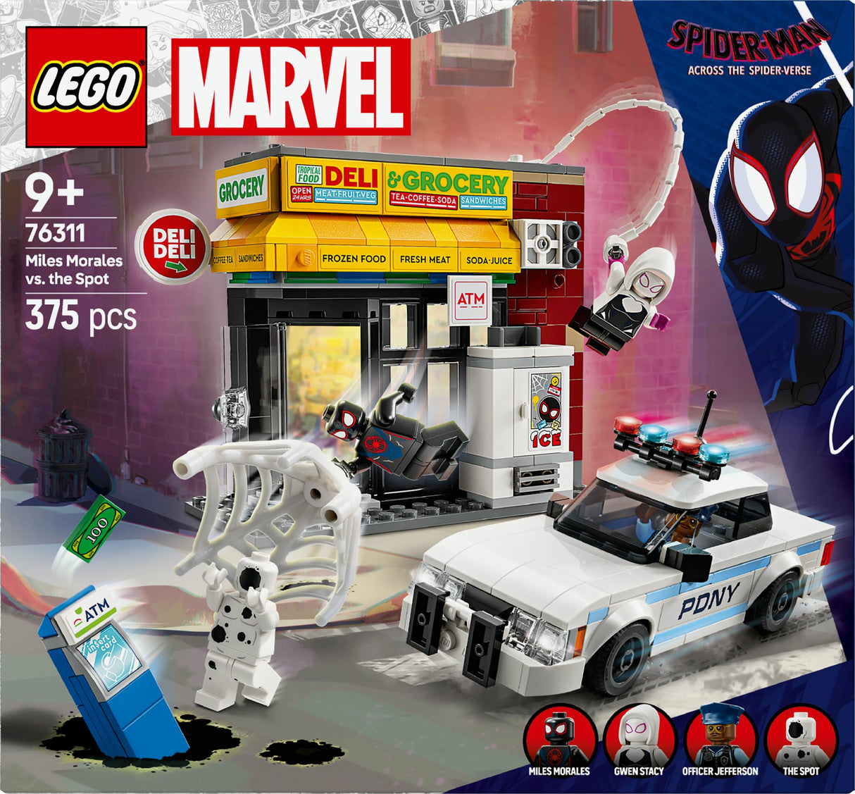 LEGO 76311 Marvel Super Heroes Spider-Verse: Miles Morales vs Spot LEGO