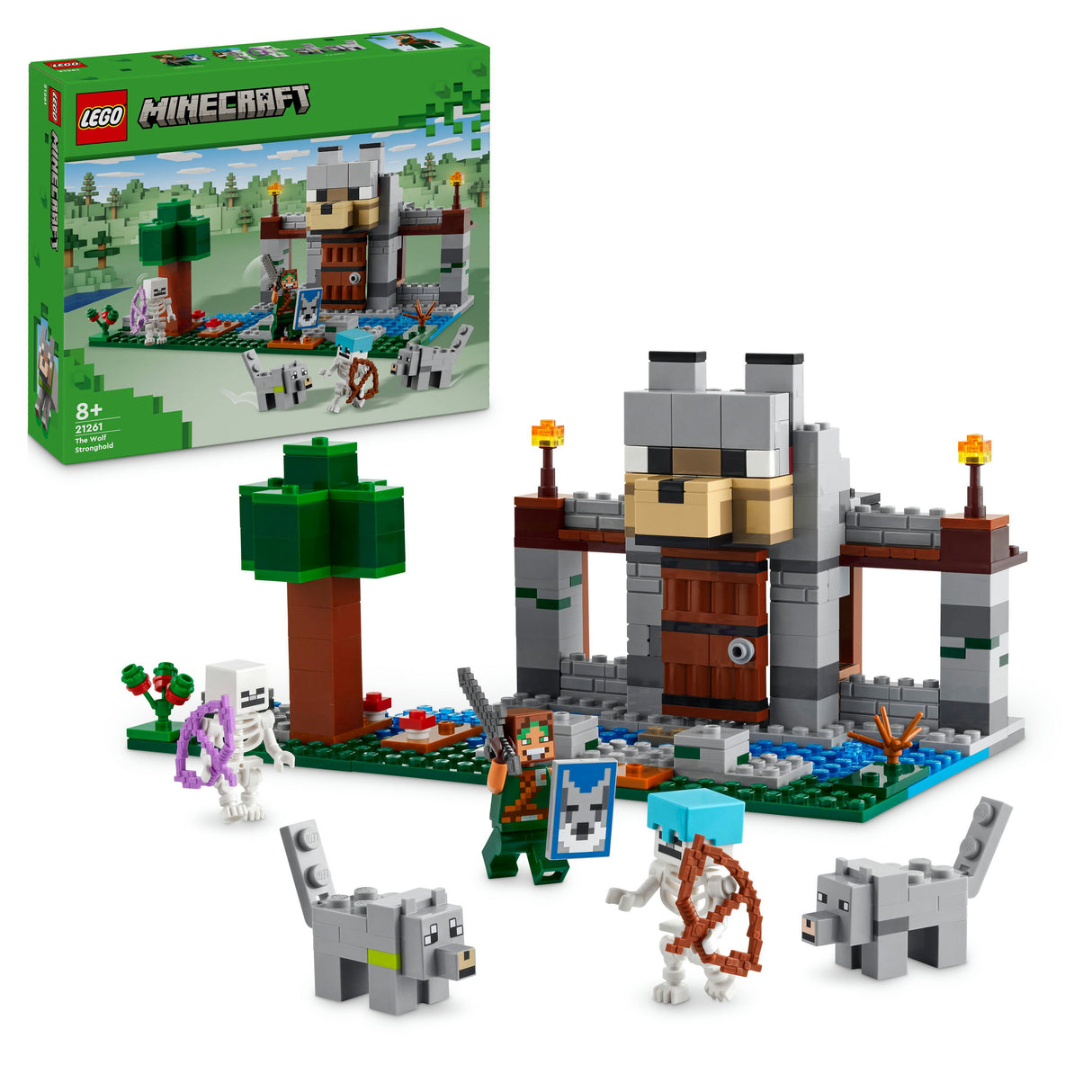 LEGO Minecraft - The Wolf Stronghold (21261) LEGO