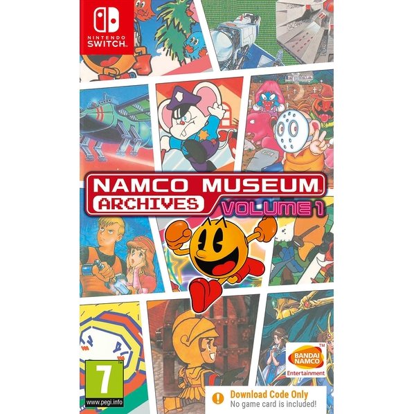 Namco Museum Archives Volume 1 Switch Code in a Box – Æske med downloadkode