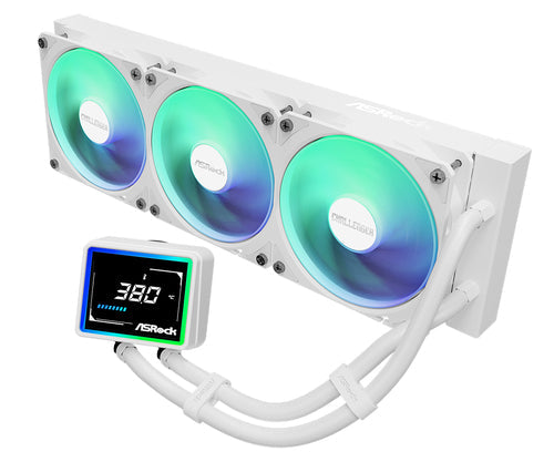 ASRock Challenger White 360 Digital AIO-vandkøling - hvid