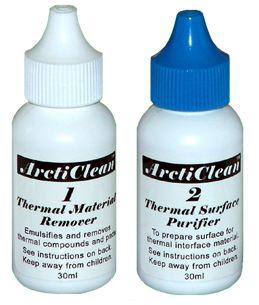 Arctic Silver - ArctiClean 1 & 2 - Thermal Material Remover and Surface Purifier ARCTIC