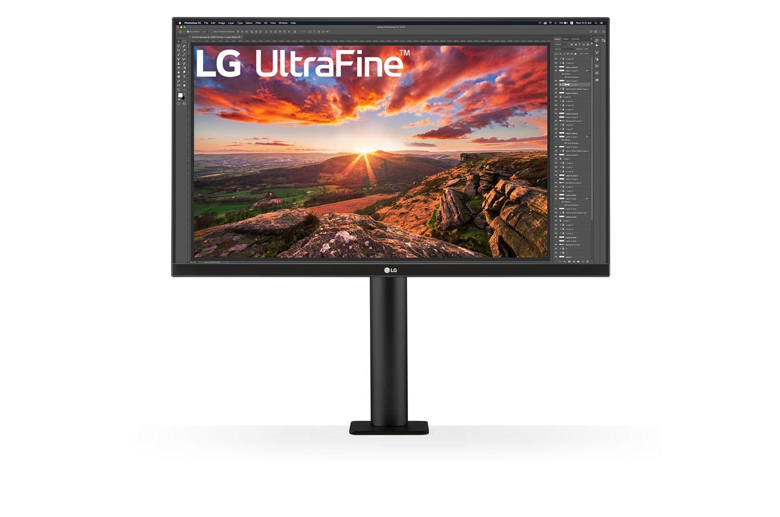 LG UltraFine Ergo 27UN880P-B 27 3840 x 2160 (4K) HDMI DisplayPort USB-C 60Hz Forlæng Træk tilbage  Dockingskærm LG Electronics