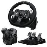 Logitech G920-rat, pedaler og Driving Force Shifter i samlet pakke