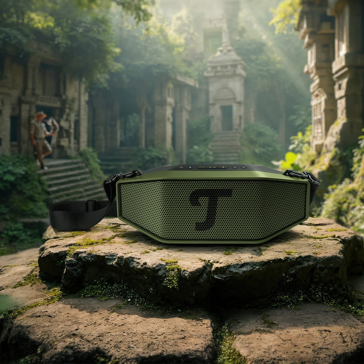 Teufel ROCKSTER CROSS 2 Stereo-Bluetooth-Speaker wireless black green