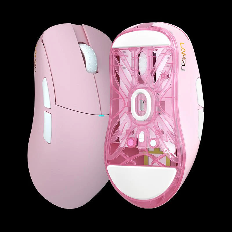 Lamzu Atlantis Mini Champions Edition - 8K, Omron Optical - Light Pink