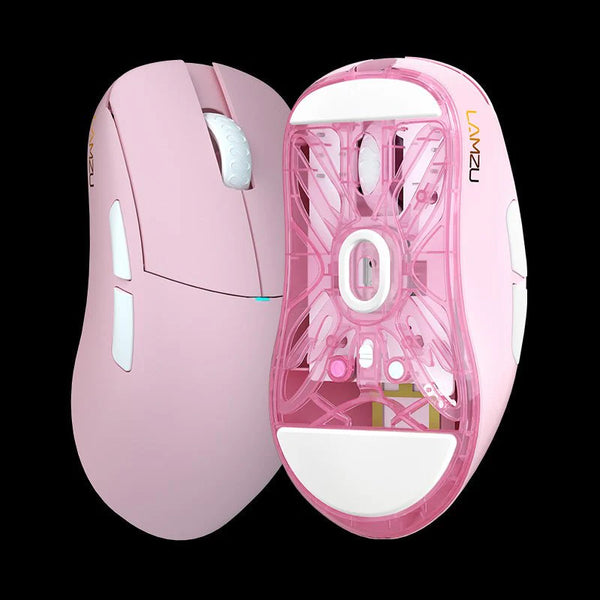 Lamzu Atlantis Mini Champions Edition - 8K, Omron Optical - Light Pink