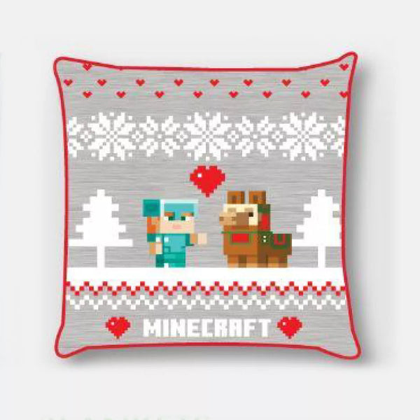 Minecraft Julörngott – 40x40 cm (velour)