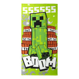 Minecraft Boom bath towel, beach towel 70x140cm (Fast Dry) Minecraft