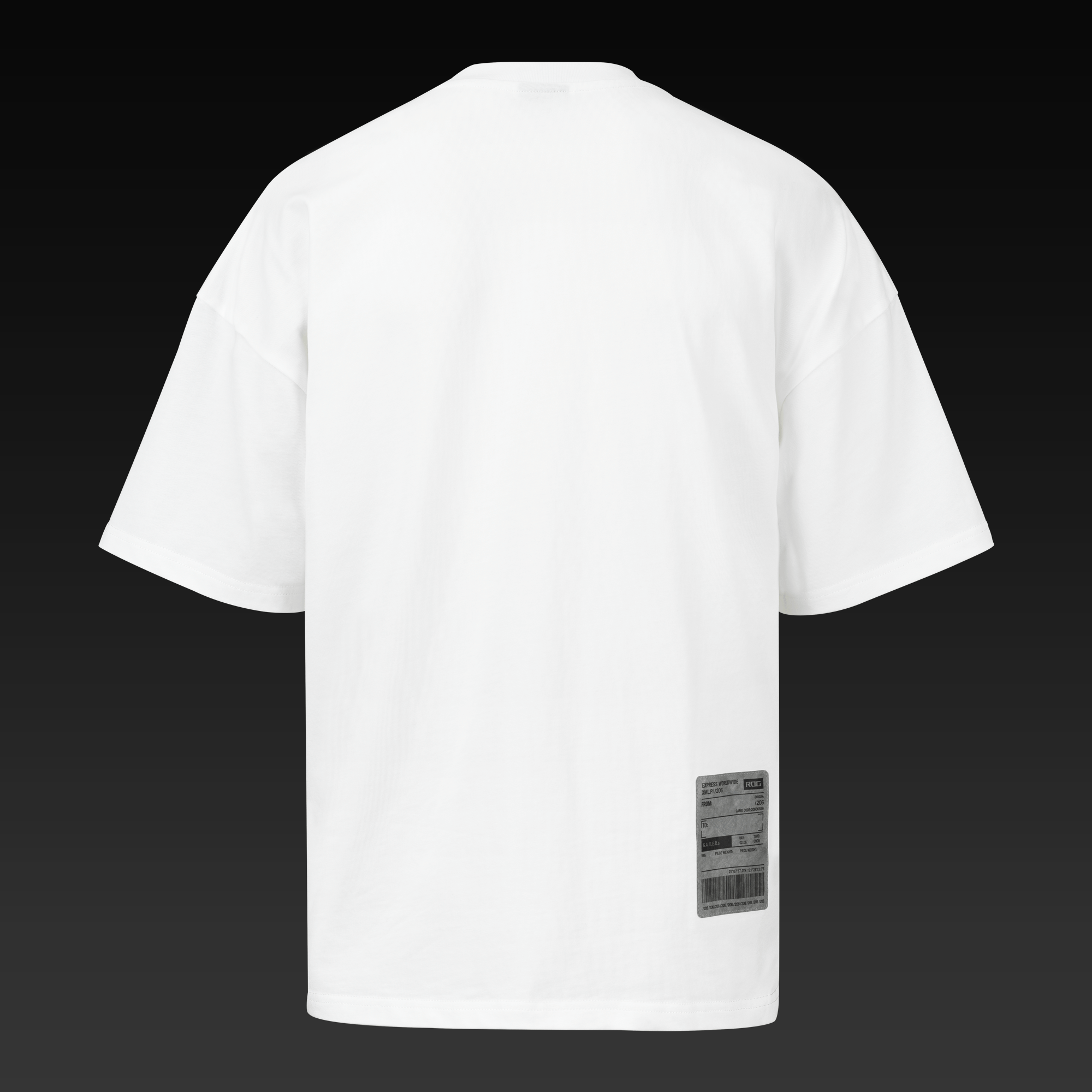 ASUS ROG COSMIC WAVE T-Shirt - Regular Fit - Hvid